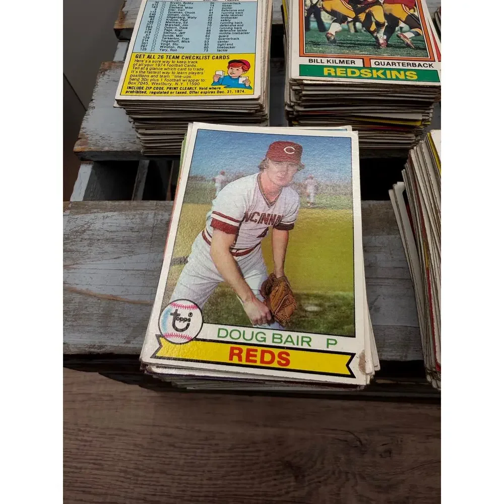 Vintage 1974 Topps Football & 1978 Topps Baseball Card Estate Lot (300+ Cards)